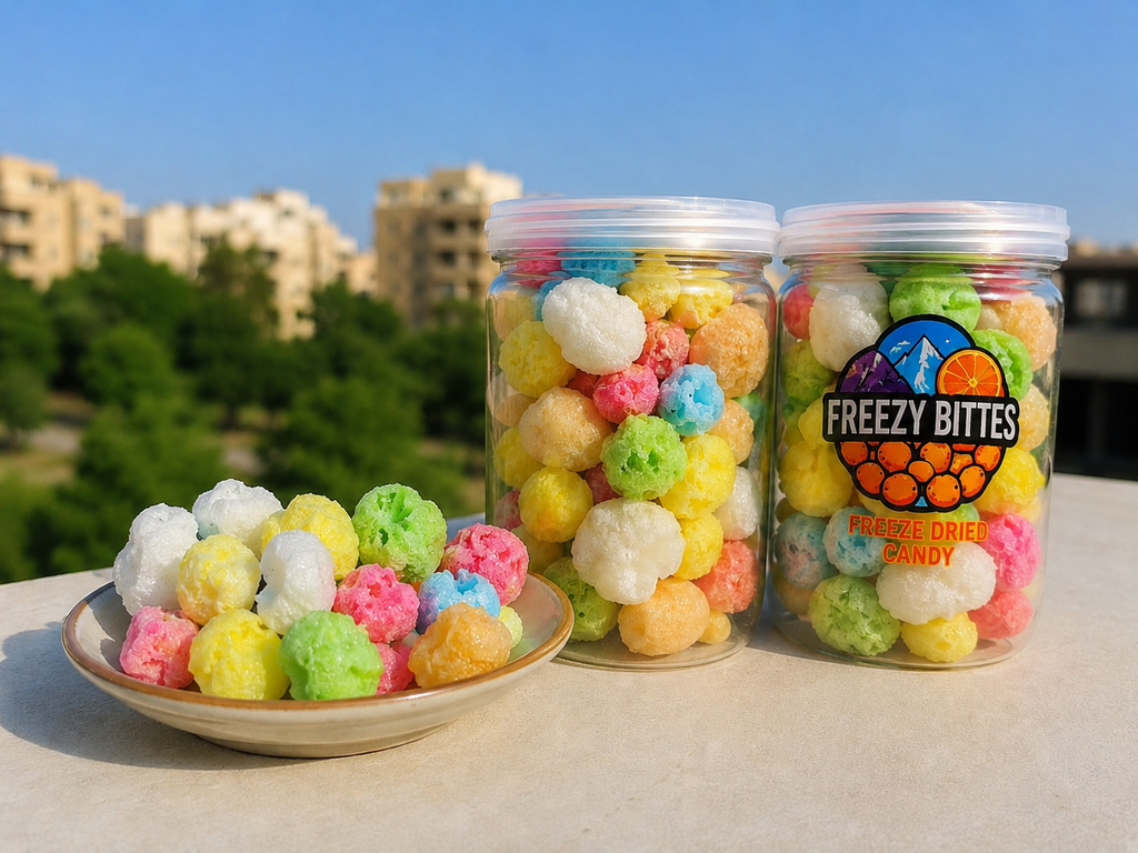 Popit candy puff
